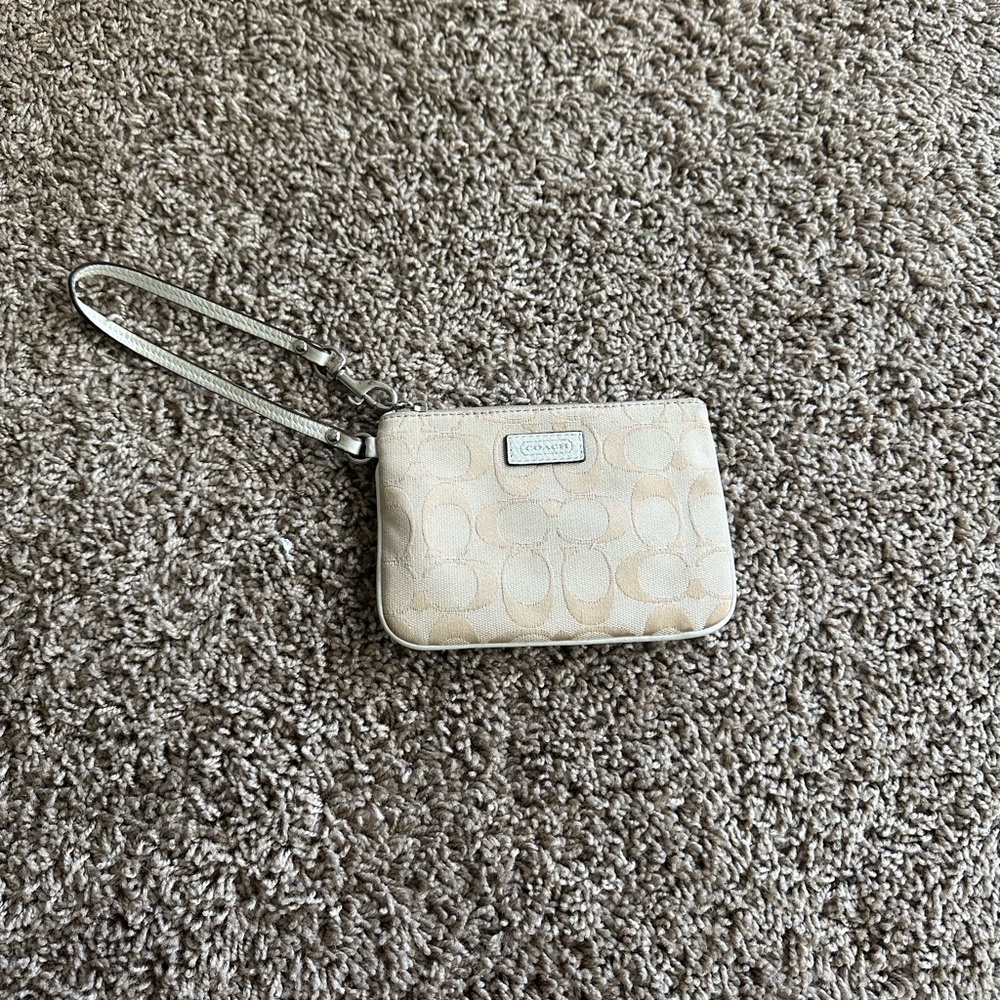 Vintage Coach Zipper Wallet Pouch